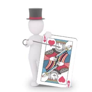 אילוסטרציה של איש שלג מחזיק קלף